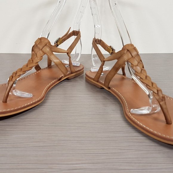 BP. 'Surf' Flat Sandal Camel Womens Size 7 M - Picture 4 of 9